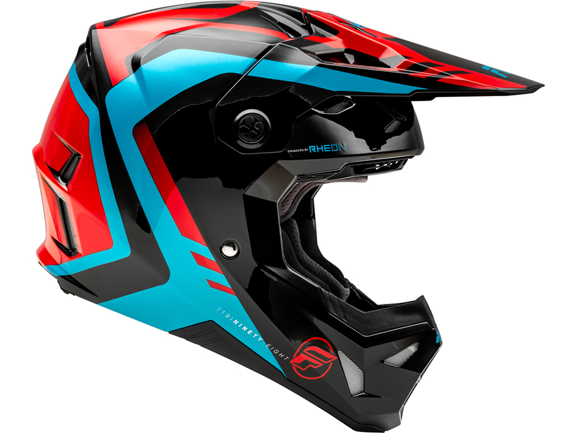 Capacete Fly Racing Formula CP Krypton (Vermelho/Preto/Azul)  4