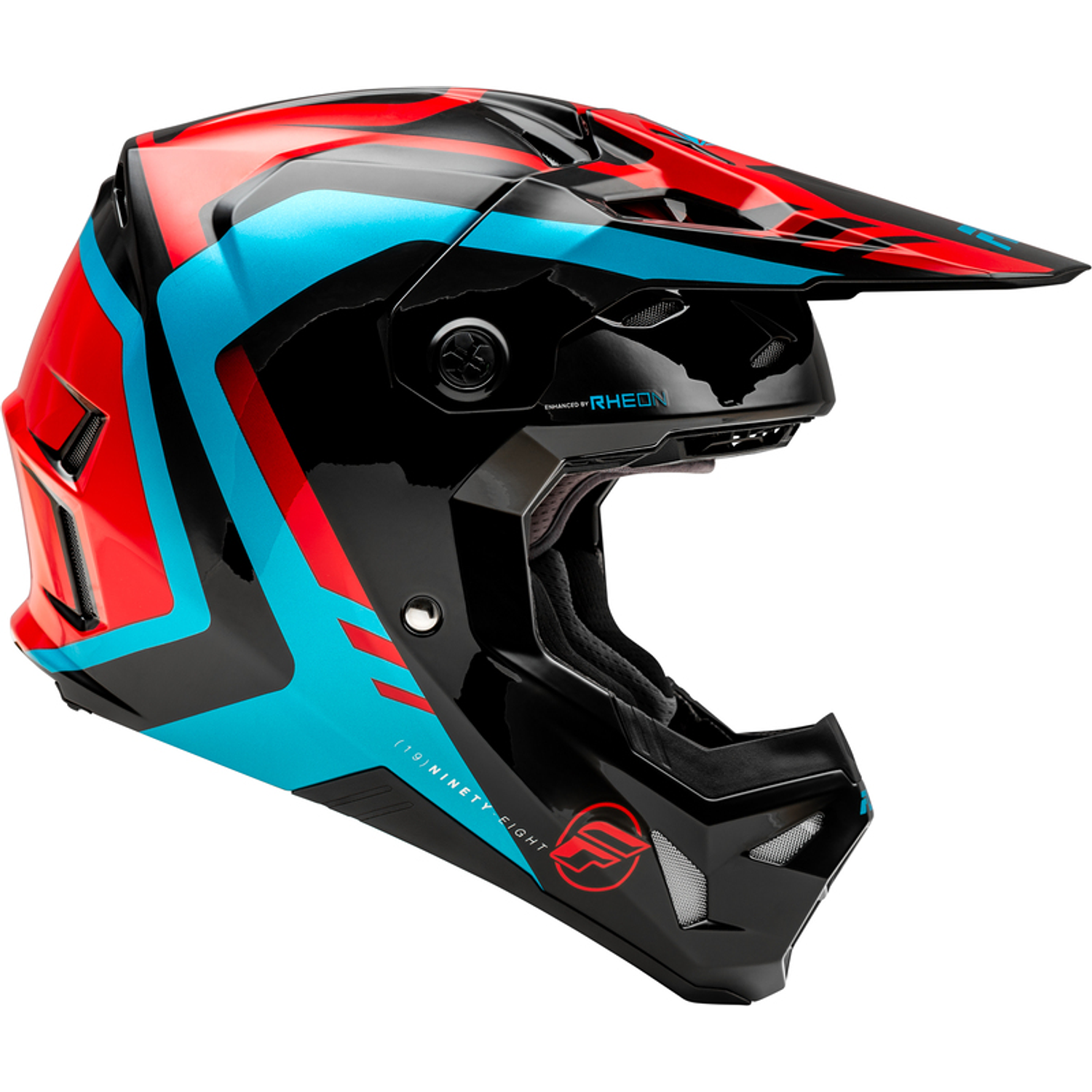 Capacete Fly Racing Formula CP Krypton (Vermelho/Preto/Azul)  4