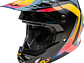 Capacete Fly Racing Formula CP Krypton (Cinza/Preto/Eletric Fade)  - Thumbnail 1