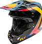 Capacete Fly Racing Formula CP Krypton (Cinza/Preto/Eletric Fade)  - Thumbnail 1