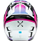 Capacete Fly Racing Formula CP Krypton (Branco/Preto/Roxo)  - Thumbnail 2