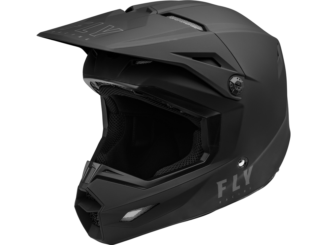 Capacete Fly Racing Kinetic Solid (Preto)  1