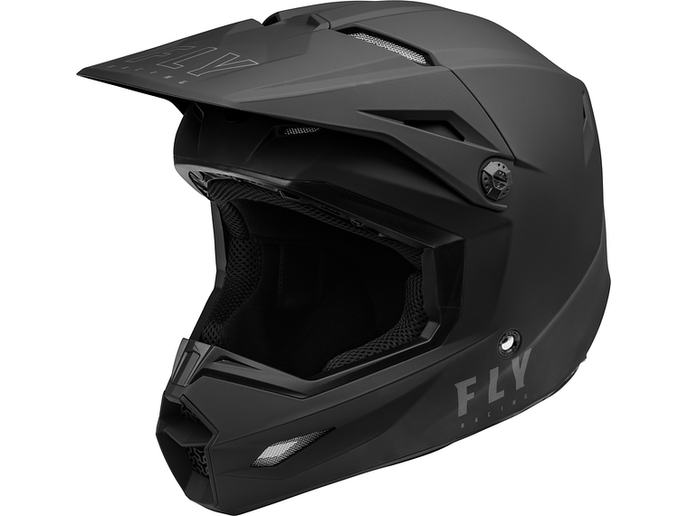 Capacete Fly Racing Kinetic Solid (Preto)  1