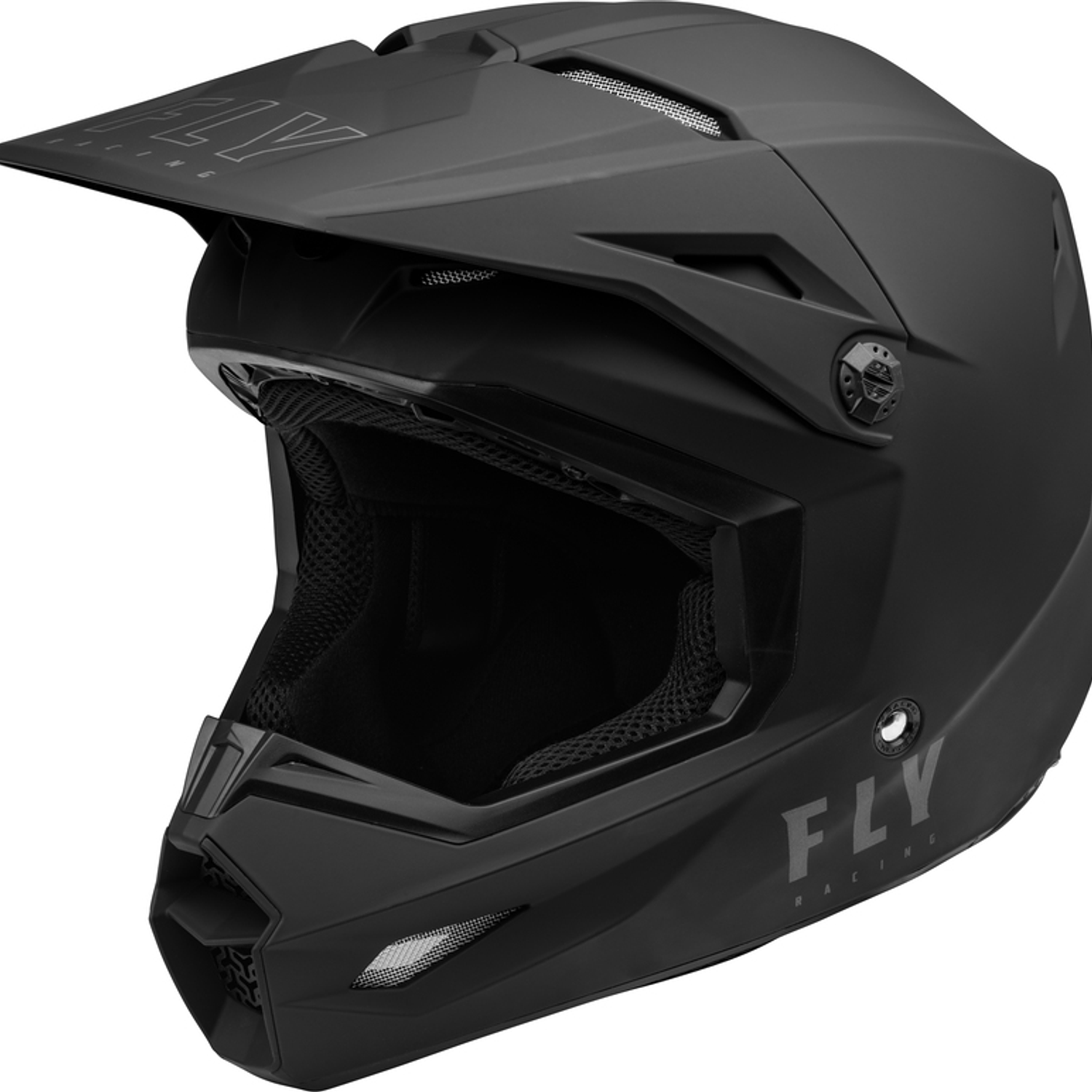 Capacete Fly Racing Kinetic Solid (Preto)  1