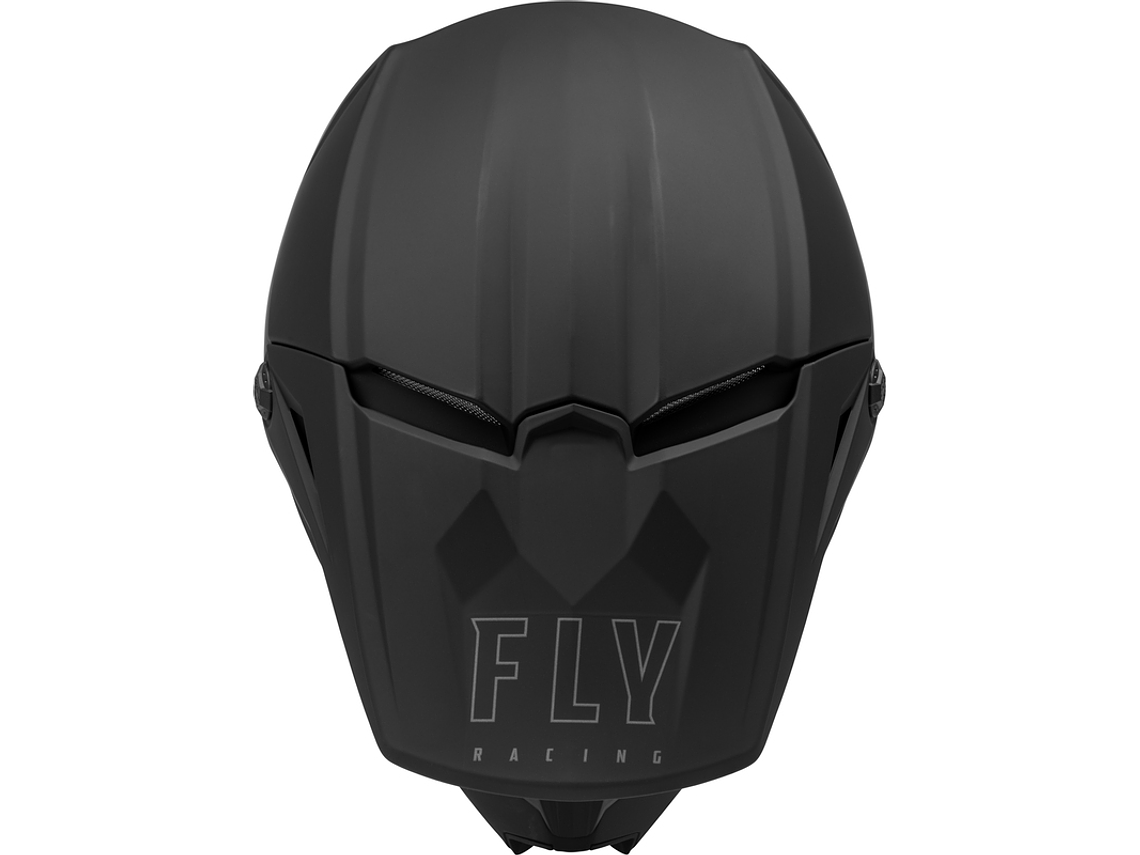 Capacete Fly Racing Kinetic Solid (Preto)  3