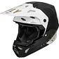 Capacete Fly Racing CP Slant Helmet (Preto/Branco/Dourado)  - vignette 1