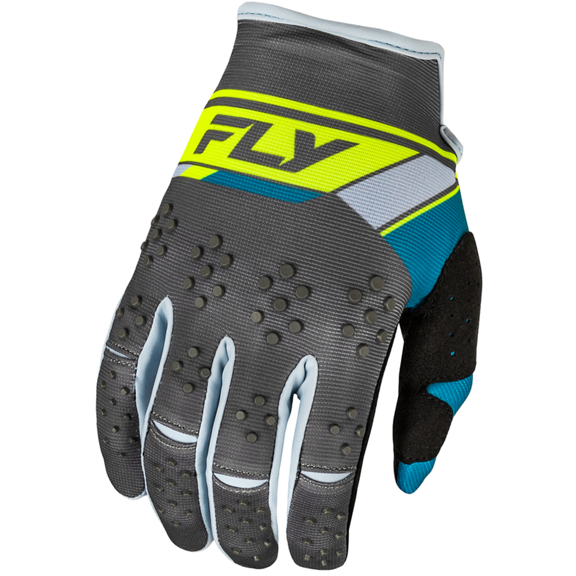 Luvas Fly Kinetic Prix Gloves (Charcoal/Hi-Vis)  1