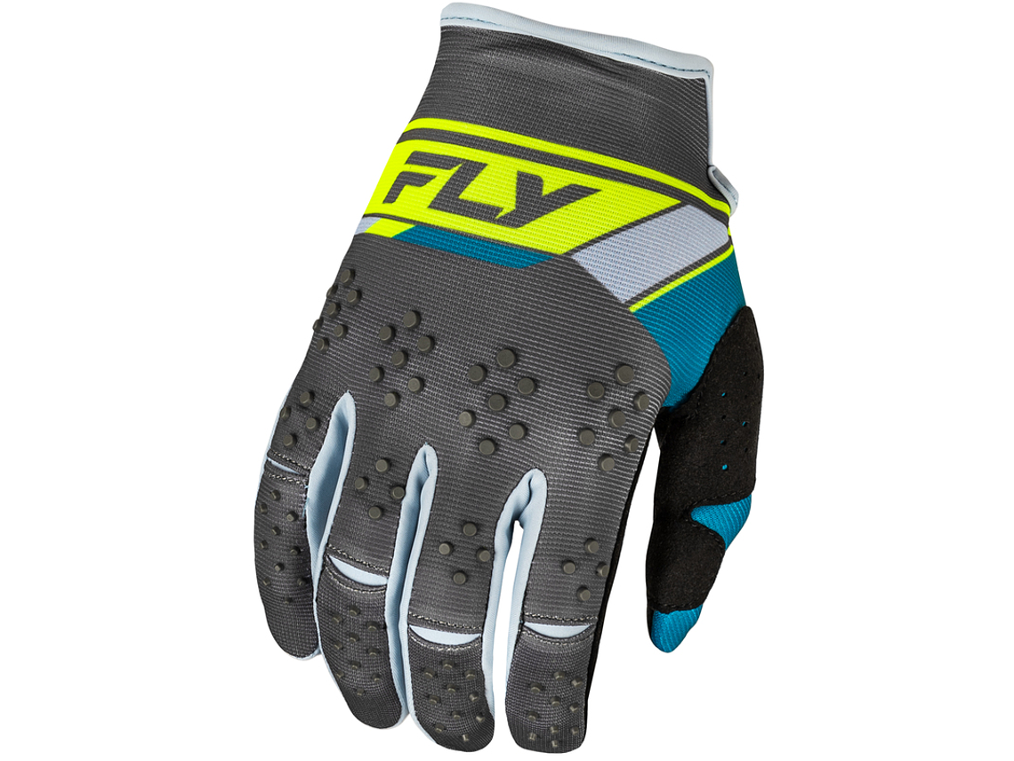 Luvas Fly Kinetic Prix Gloves (Charcoal/Hi-Vis)  1