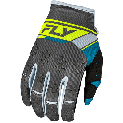 Luvas Fly Kinetic Prix Gloves (Charcoal/Hi-Vis) 