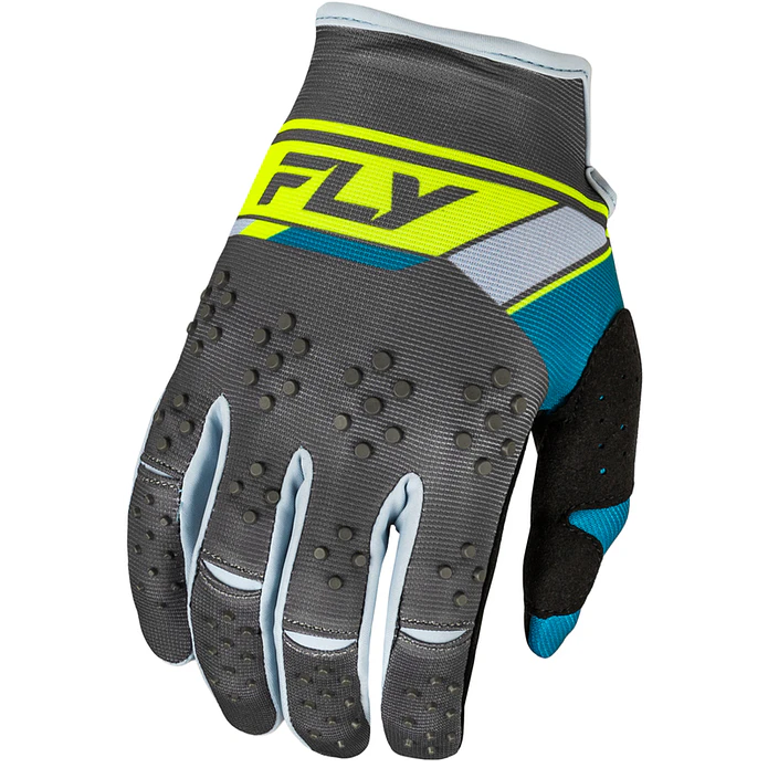 Luvas Fly Kinetic Prix Gloves (Charcoal/Hi-Vis)  1