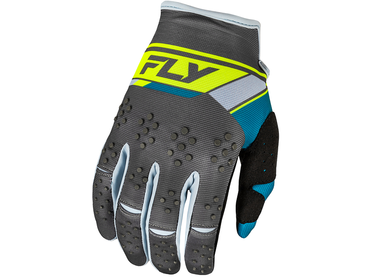 Luvas Fly Kinetic Prix Gloves (Charcoal/Hi-Vis)  1