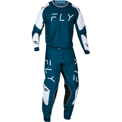 Calças Fly Racing Evolution DST - Navy/Branco 
