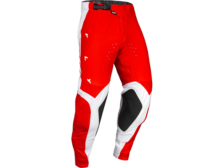 Calças Fly Racing Evolution DST Podium - Vermelho/Branco/Iridium Red  1