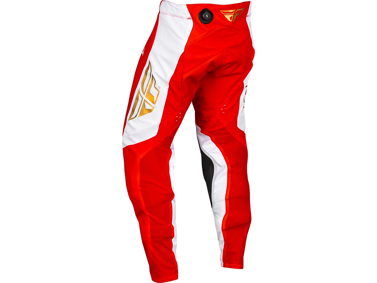 Calças Fly Racing Evolution DST Podium - Vermelho/Branco/Iridium Red  2