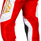 Calças Fly Racing Evolution DST Podium - Vermelho/Branco/Iridium Red  - thumbnail 2