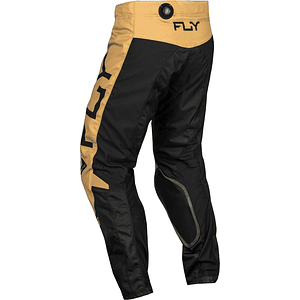 Calças Fly Racing Kinetic Reload - Cáqui/Preto/Amarelo Neón 