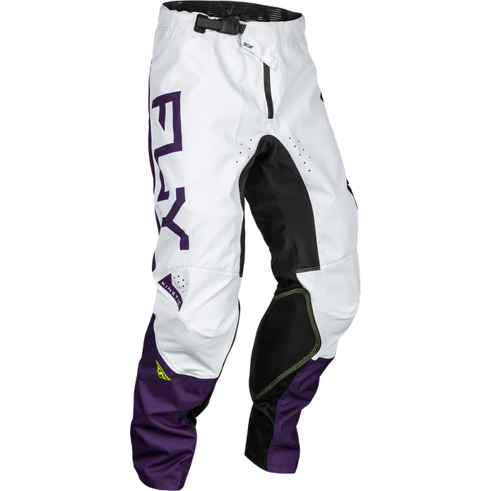 Calças Fly Racing Kinetic Reload - Roxo/Branco/Amarelo Neón  1