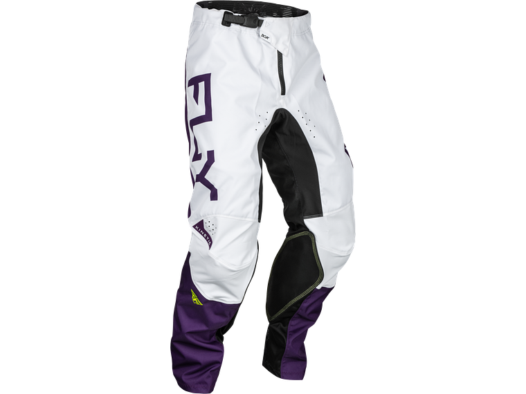 Calças Fly Racing Kinetic Reload - Roxo/Branco/Amarelo Neón  1