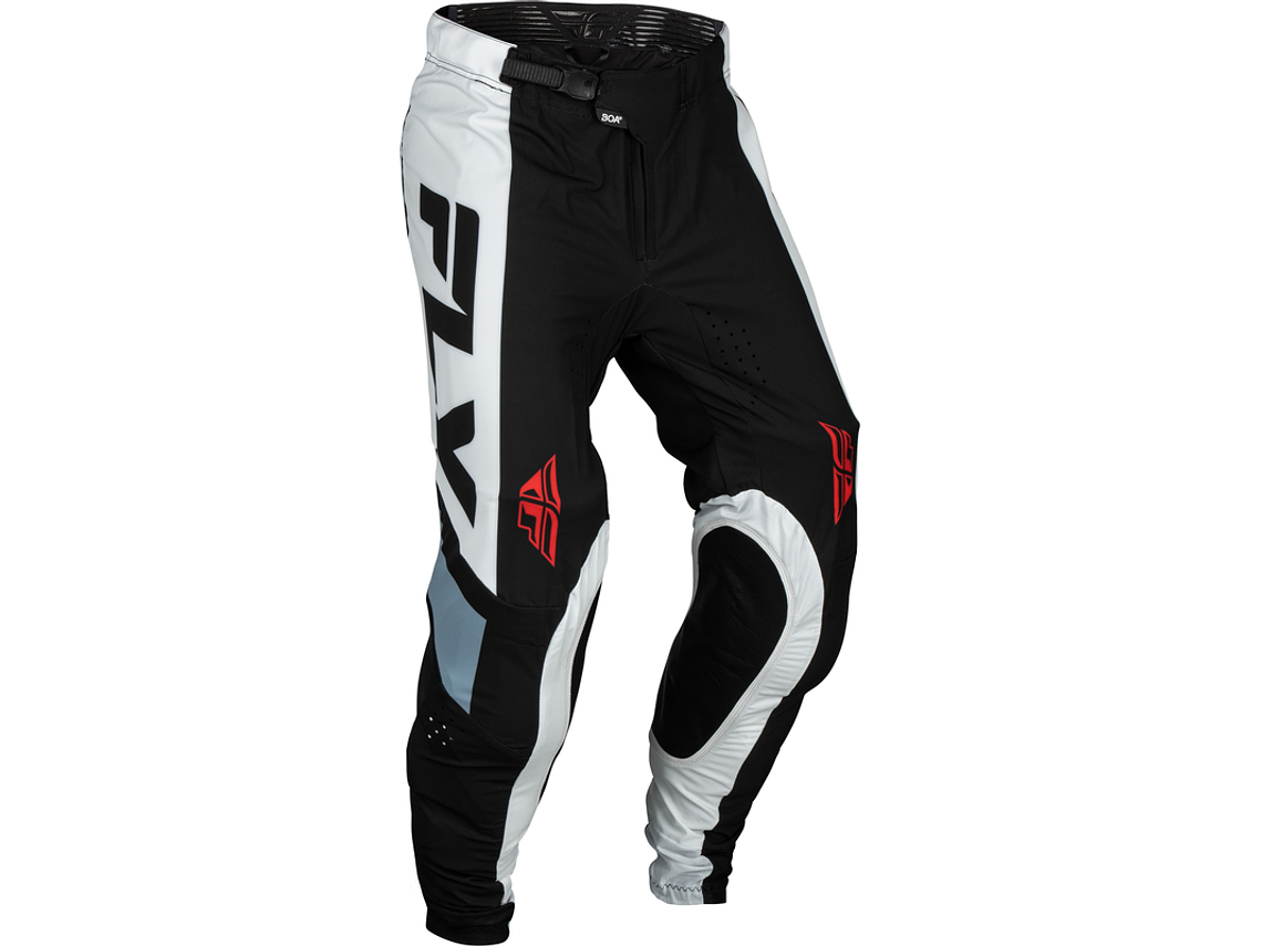 Calças Fly Racing Lite - Preto/Branco/Denim Grey  1