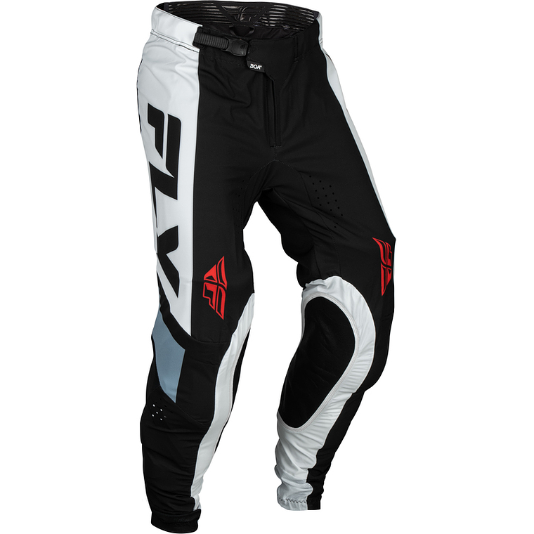 Calças Fly Racing Lite - Preto/Branco/Denim Grey  1