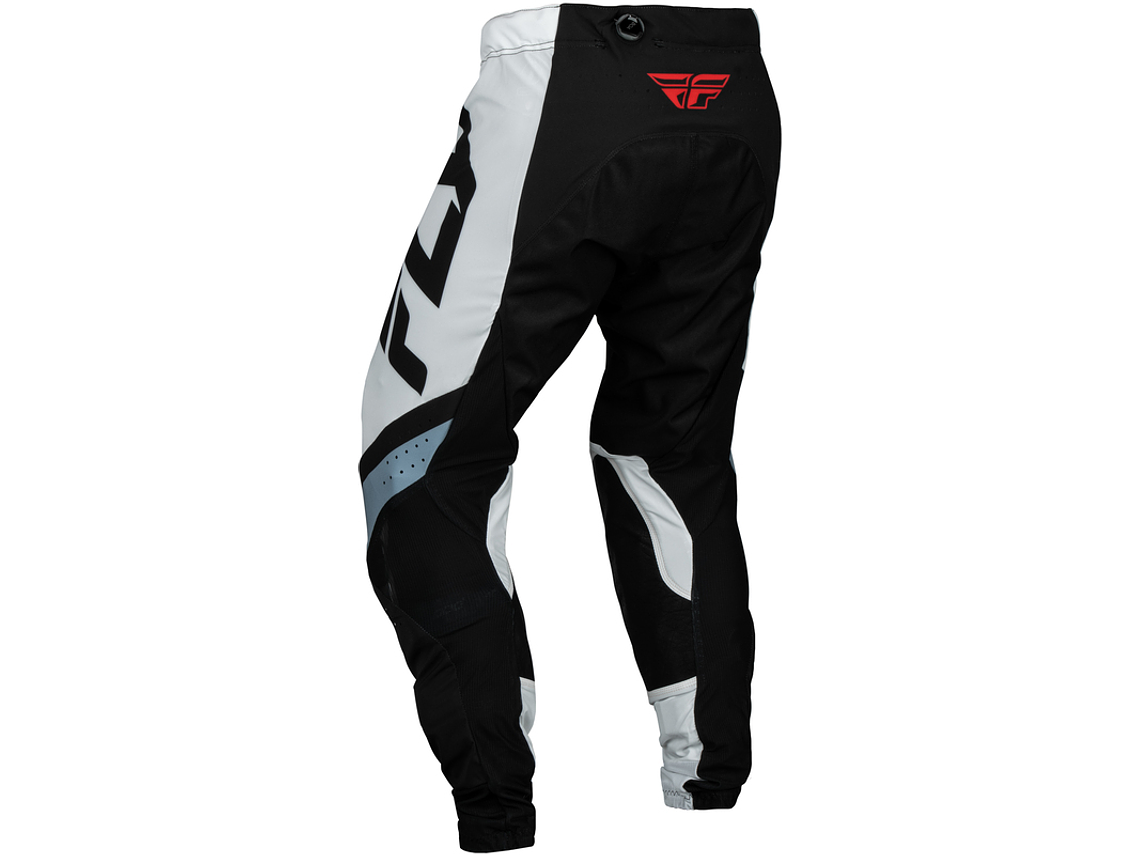 Calças Fly Racing Lite - Preto/Branco/Denim Grey  2