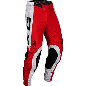 Calças Fly Racing Lite - Vermelho/Branco/Preto