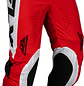 Calças Fly Racing Lite - Vermelho/Branco/Preto - Thumbnail 1