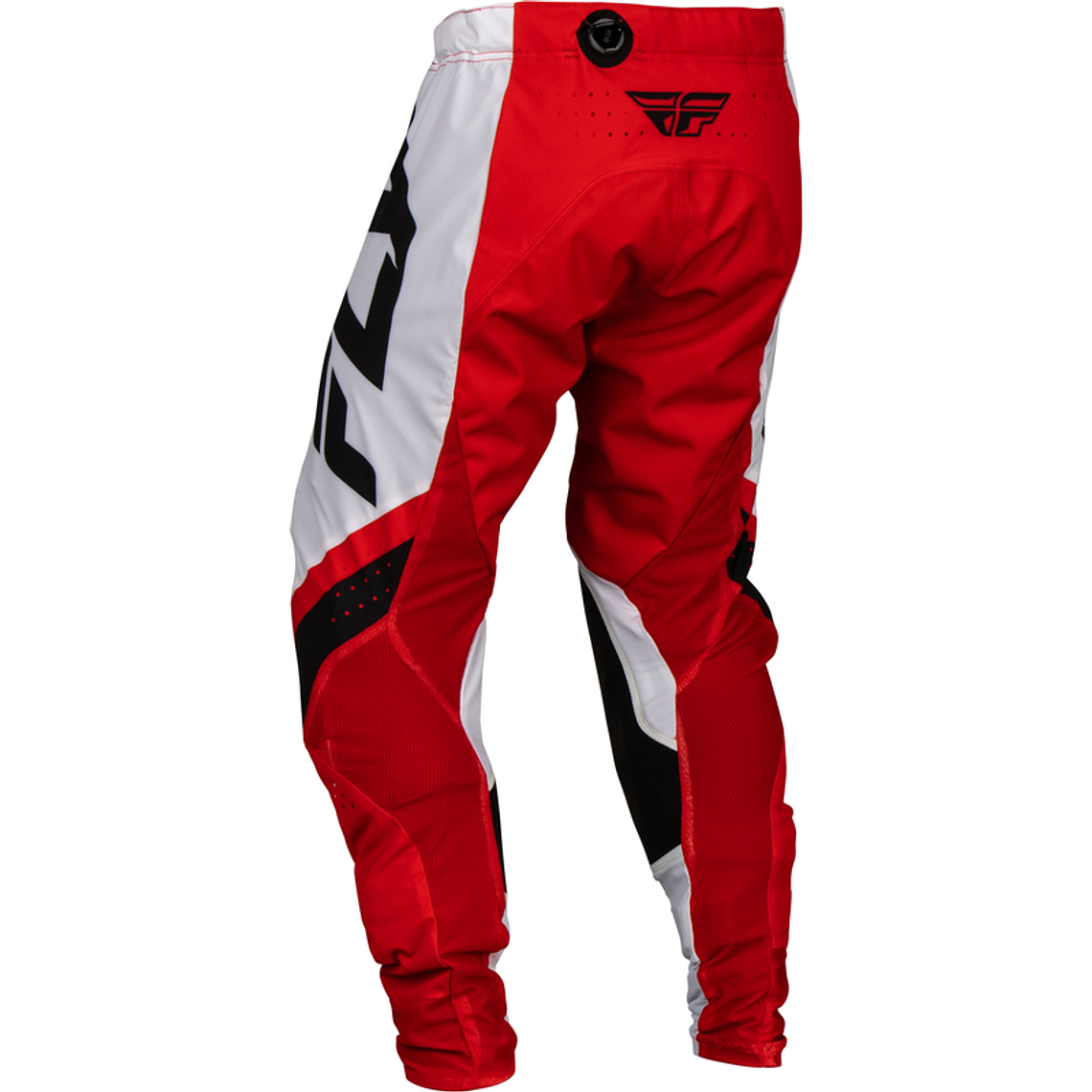 Calças Fly Racing Lite - Vermelho/Branco/Preto 2
