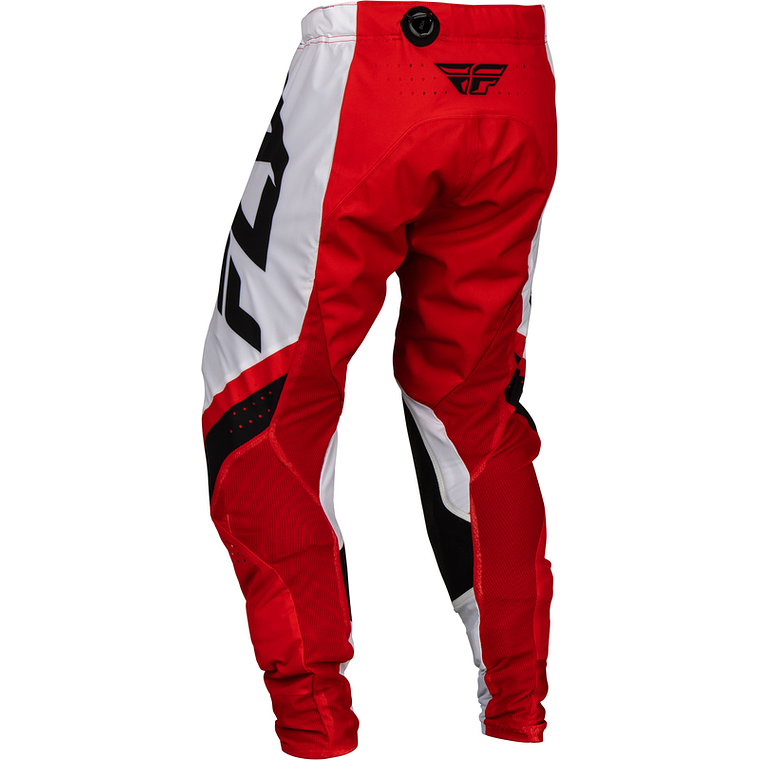 Calças Fly Racing Lite - Vermelho/Branco/Preto 2