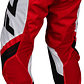 Calças Fly Racing Lite - Vermelho/Branco/Preto - Miniatura 2