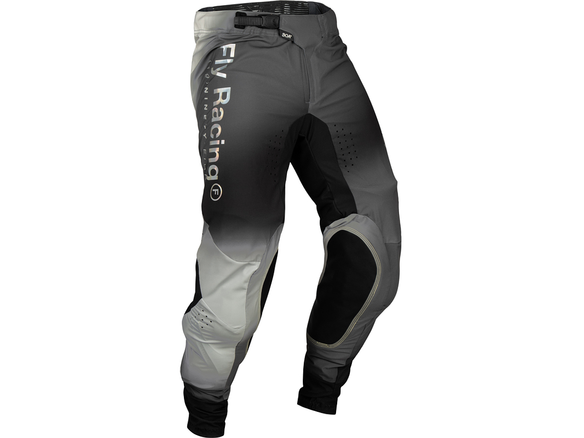 Calças Fly Racing Lite Legacy S. E. - Light Grey/Preto  1