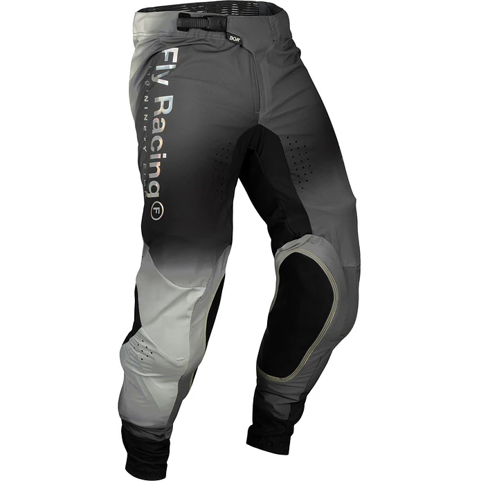 Calças Fly Racing Lite Legacy S. E. - Light Grey/Preto  1
