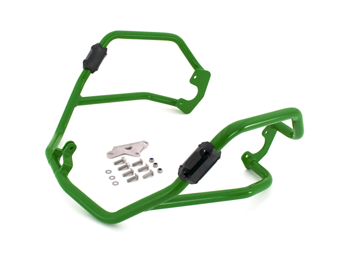 Crash Bars / Proteção Carenagem Trail Alumínio Kawasaki KLE 650 Versys 2015-2022 - Crosspro  1