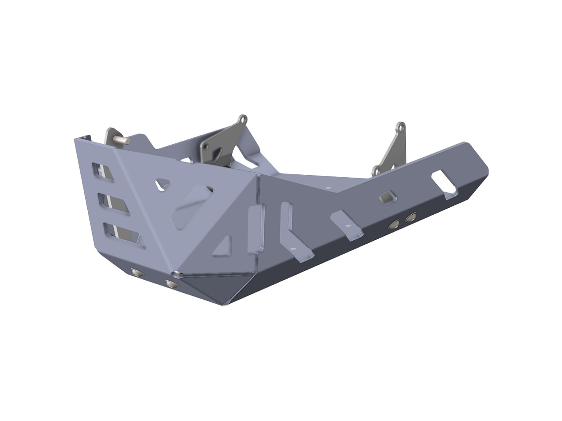 Proteção de Motor Trail Alumínio KTM 390 Adventure 2020-2022 - Crosspro  2