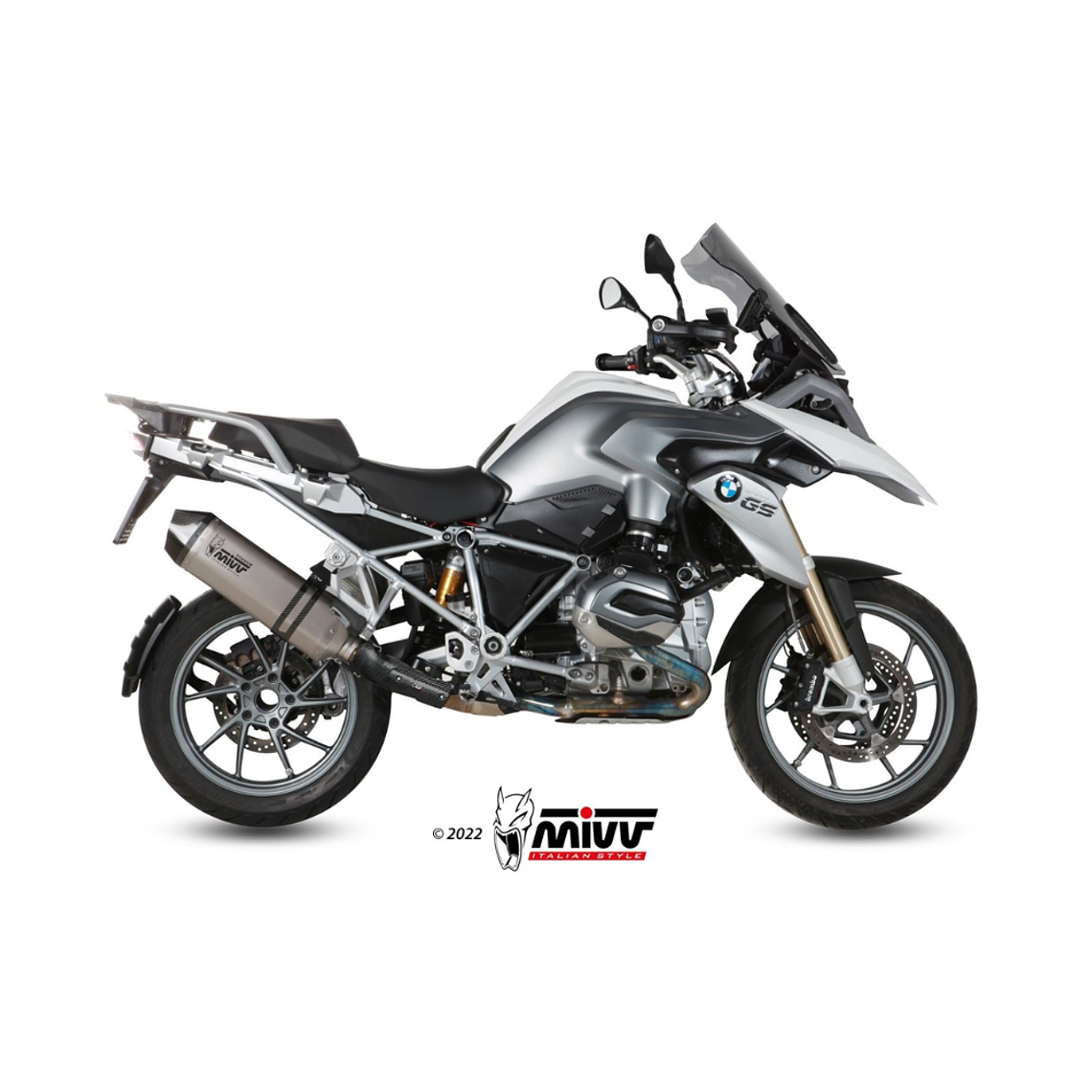 Escape MIVV Speed Edge Titânio BMW R 1200 GS / Adventure 13-18  1
