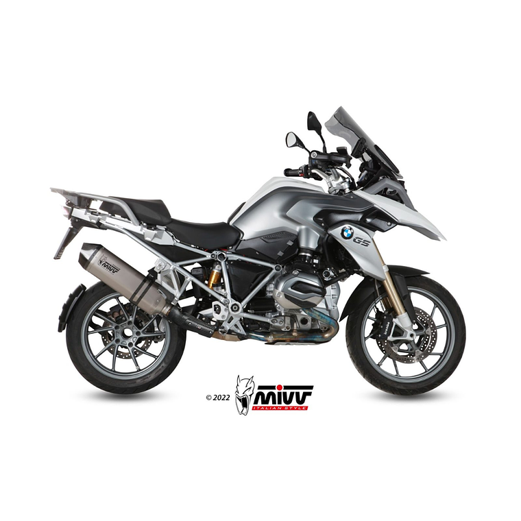 Escape MIVV Speed Edge Titânio BMW R 1200 GS / Adventure 13-18  1