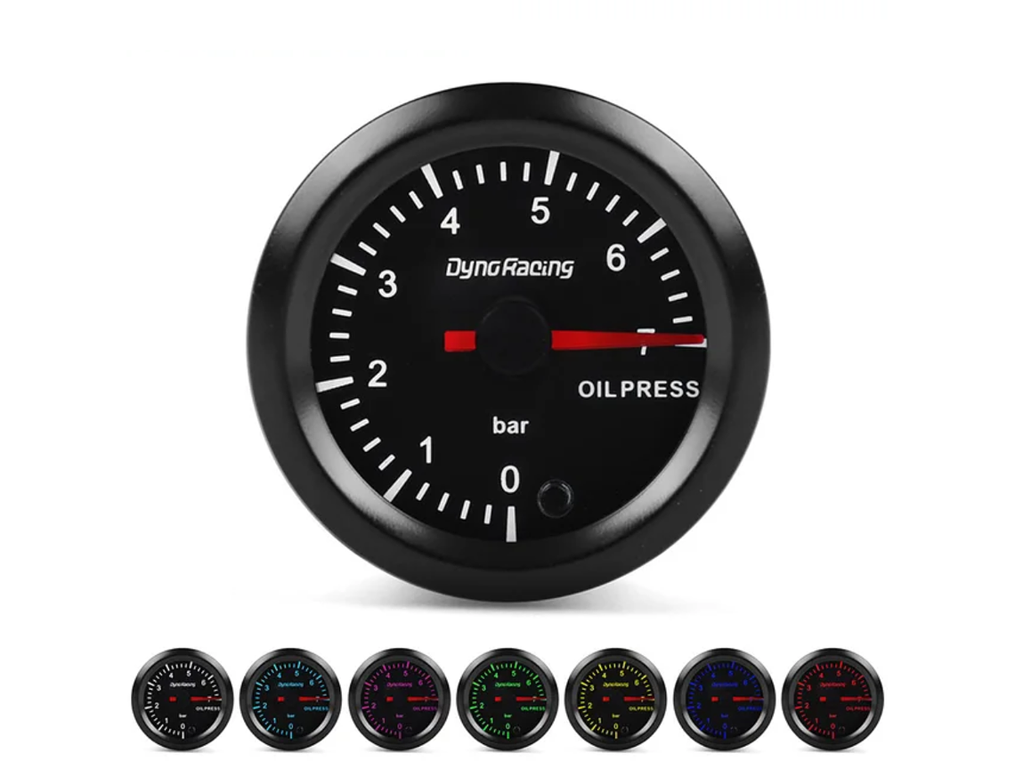 Manómetro de presión de aceite 52 mm 1