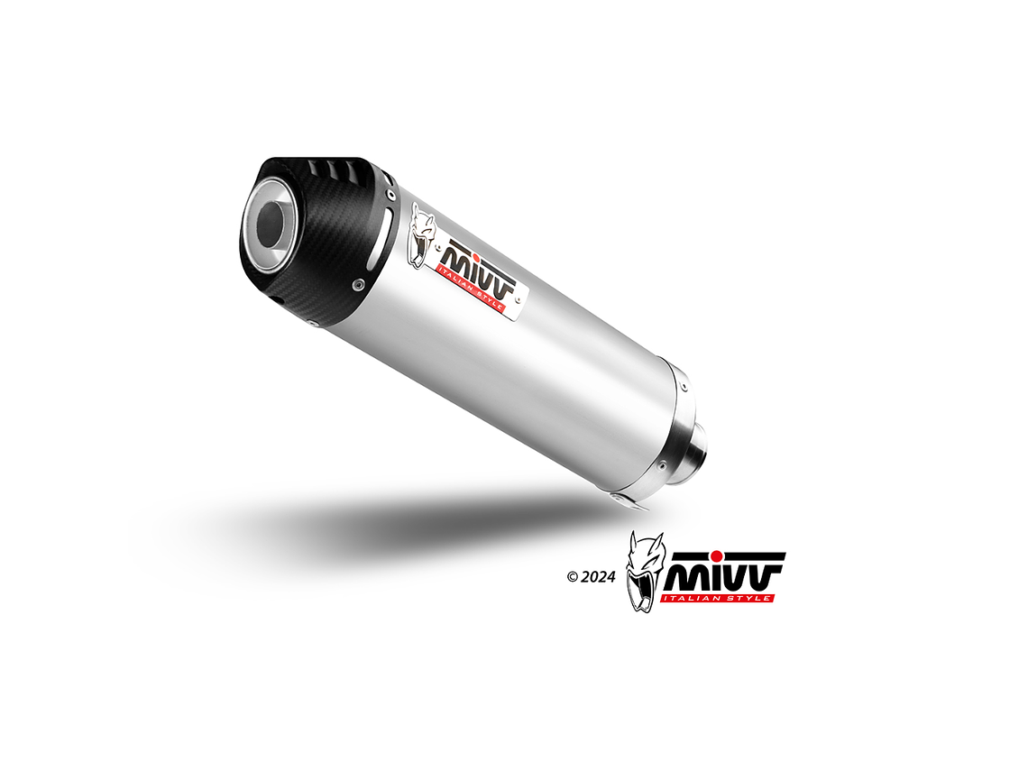 Escape MIVV Oval Titânio Honda Hornet 600 03-06  2