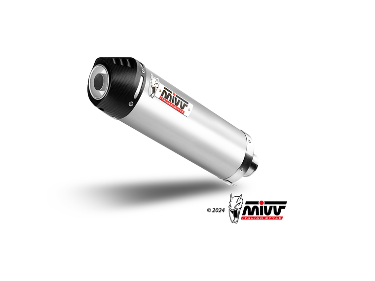 Escape MIVV Oval Titânio Honda Hornet 600 03-06  2