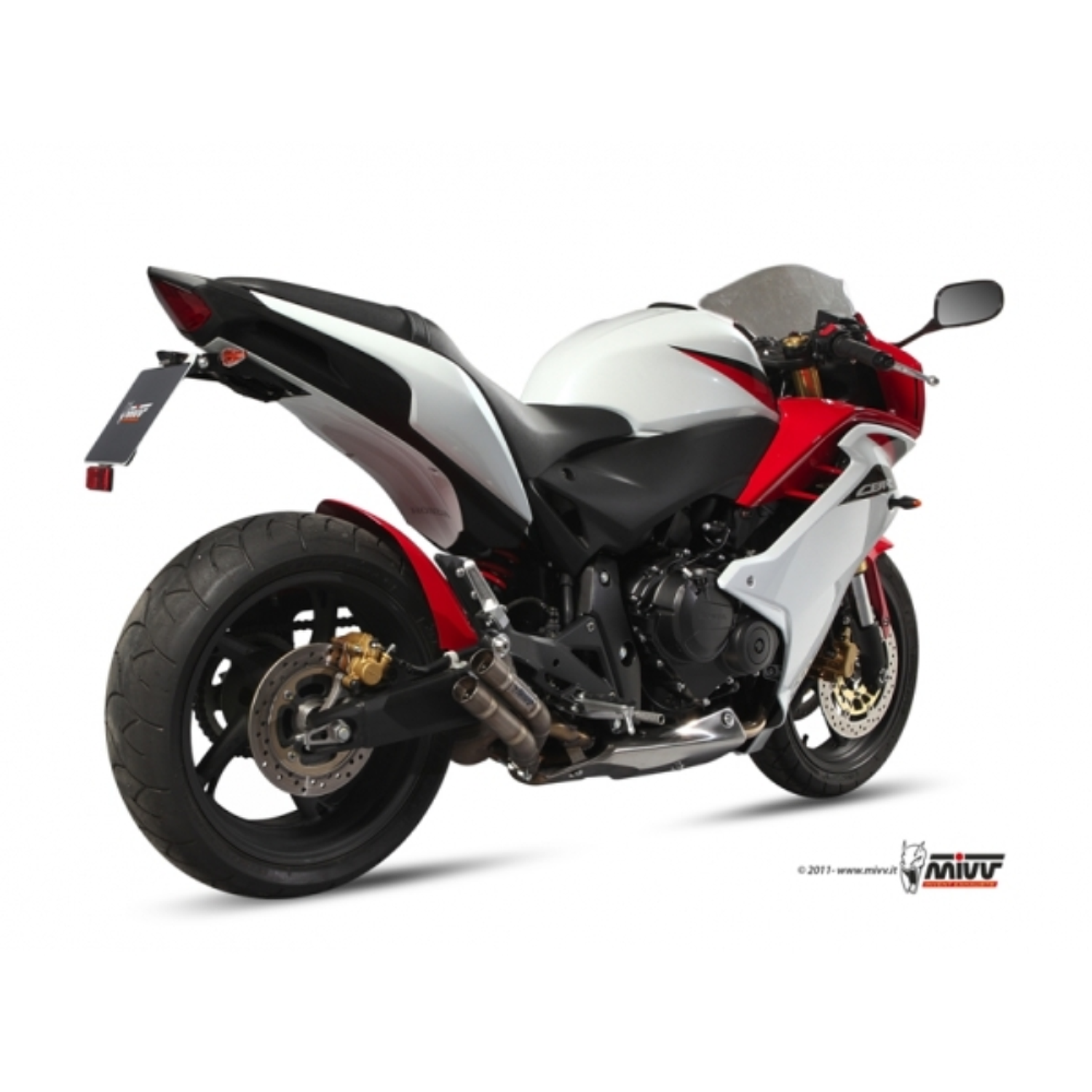 Escape MIVV Double Gun Honda CBR 600 F 11-13 / Hornet 600 07-13  2