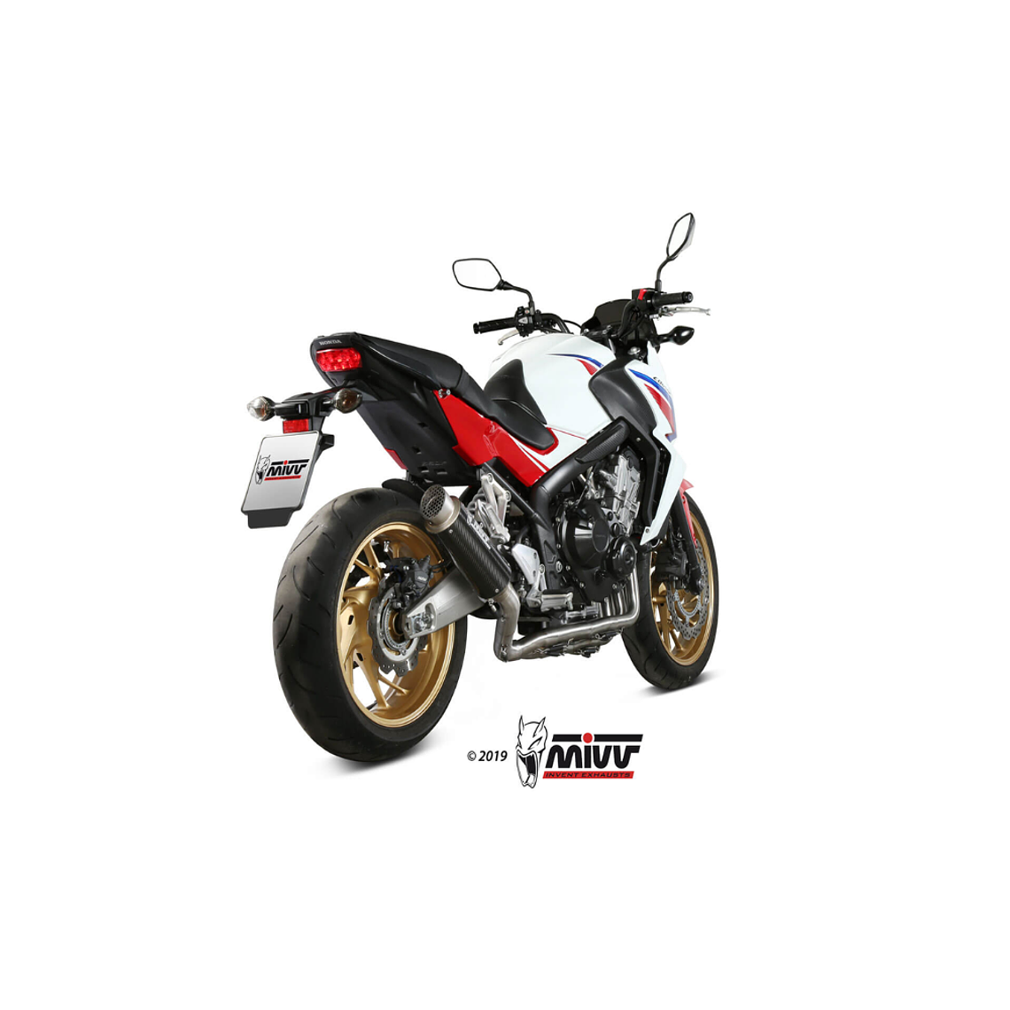 Escape MIVV GP Pro Honda CB 650 F 14-18 (Carbono) 5
