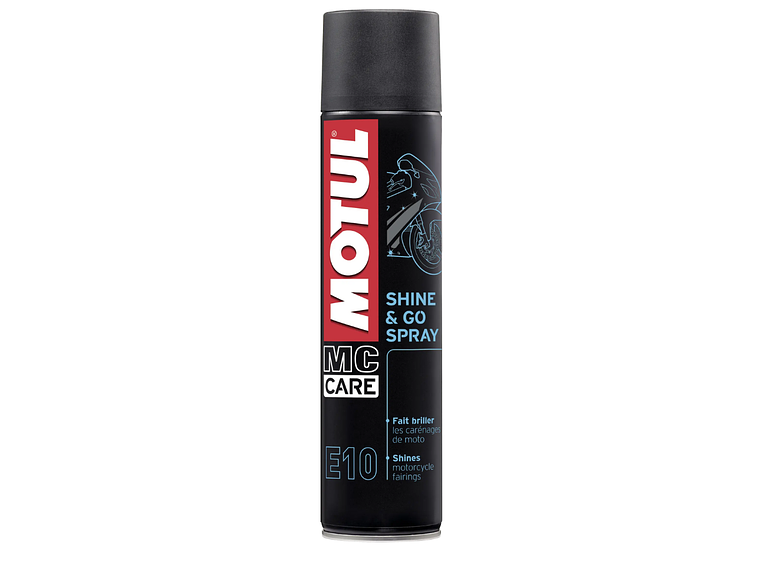 Motul E10 Shine & Go Spray (Silicone de Plásticos) 400ml  1