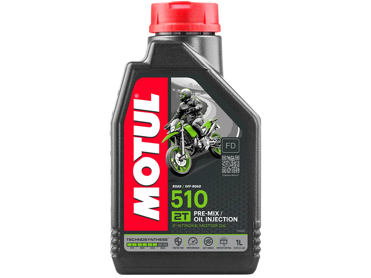 Óleo Mistura Motul 2T - 510 Semi Sintético 1