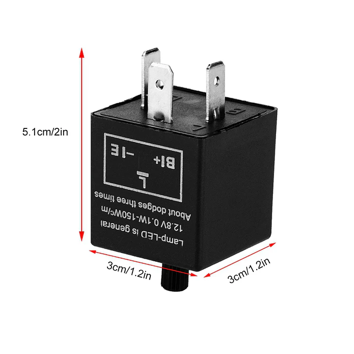 Relé 3 Pinos para Piscas LED 2
