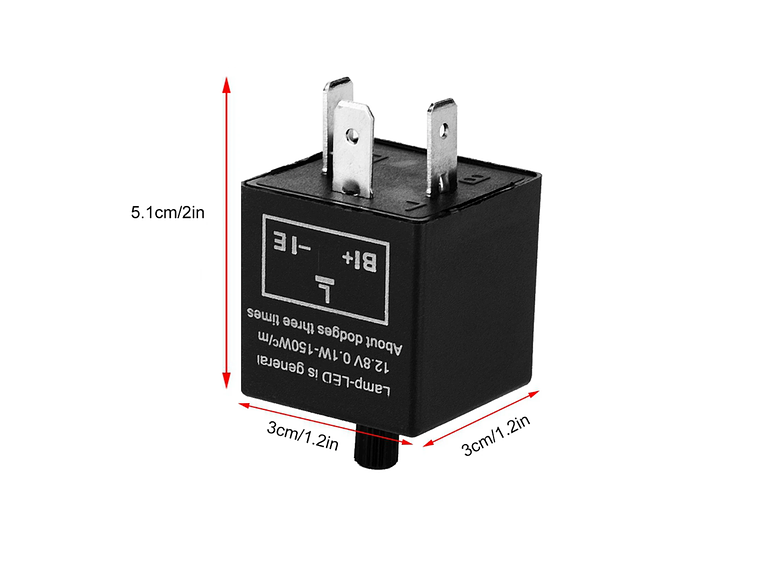 Relé 3 Pinos para Piscas LED 2