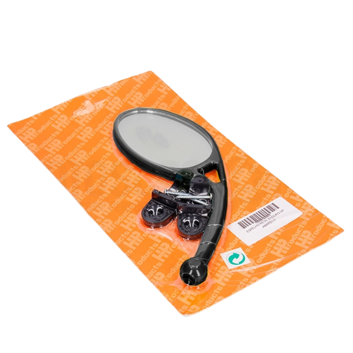 Espelho Retrovisor Universal com Abraçadeira Esquerdo (Preto) 1