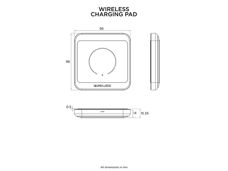 Base de Carregamento Sem Fios QUAD LOCK MAG  2