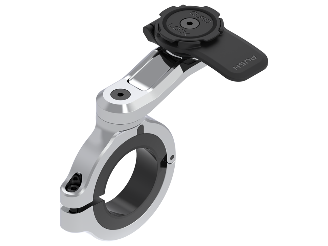Suporte Telemóvel para Guiador Quad Lock Pro Large (Cromado)  1