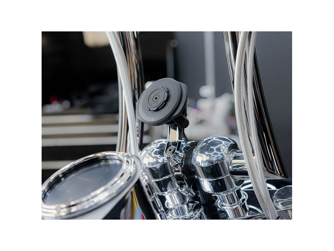 Suporte Telemóvel para Guiador Quad Lock Pro Large (Cromado)  2