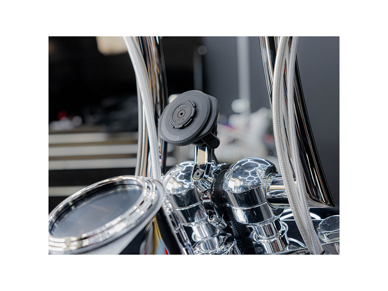 Suporte Telemóvel para Guiador Quad Lock Pro Large (Cromado)  2